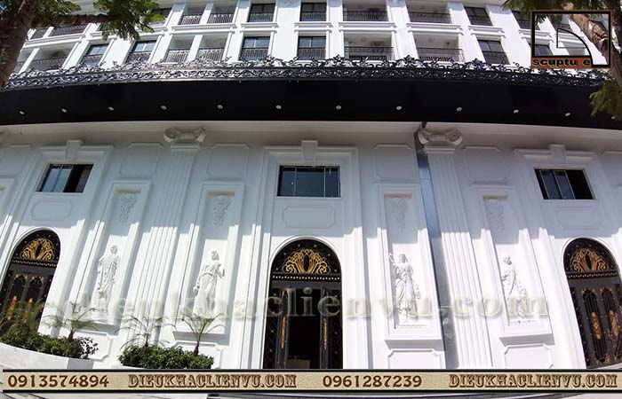 Trang trí nhà với phù điêu châu Âu